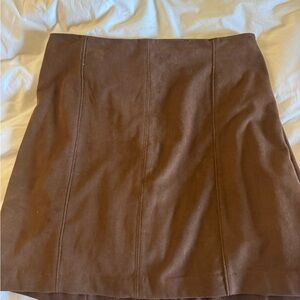 Abercrombie & Fitch Chocolate Mini Skirt